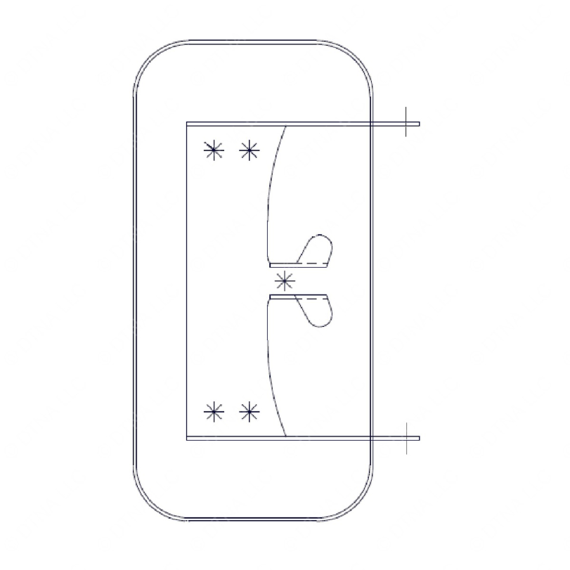 A18-13376-000 DOOR-AIR VENT,PAINTED