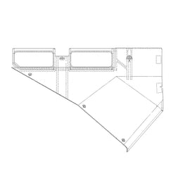 A18-19569-003 COVER-DASH,TOP,LH,SEC B,CONV,BLACK