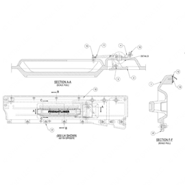 A18-24195-000 SILL-DOOR,WINDOW,BLACK,LH