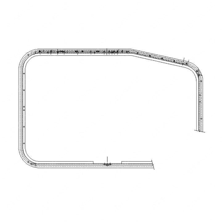A18-27014-007 FRAME-DOOR OPENING,RH,