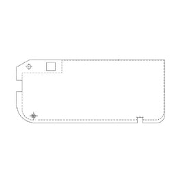 A18-27085-000 COVERING-FLOOR,LH,CONV,W THROTLE CUTOUT