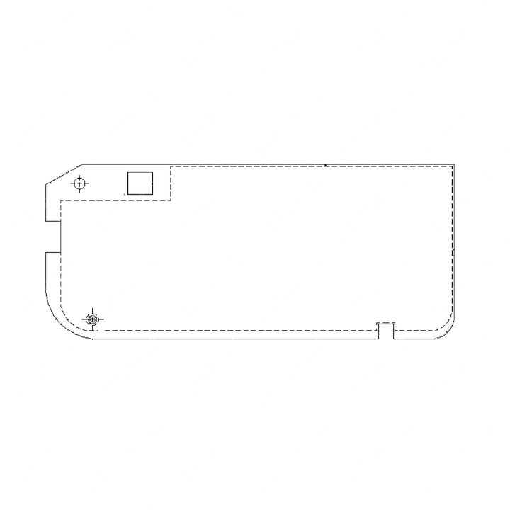 A18-27085-000 COVERING-FLOOR,LH,CONV,W THROTLE CUTOUT