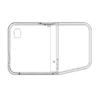 A18-27745-000 FRAME, CAB DR PLAIN