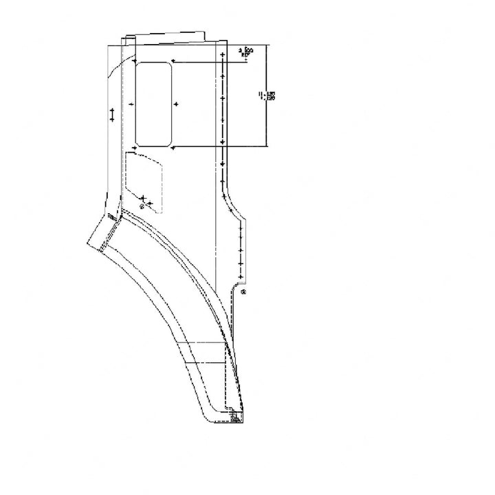 A18-27999-000 COWL SIDE-120SD,W/ENG