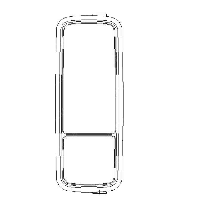 A18-39018-003 HEAD-MIRROR,WO BACK,REM,HEATED,PTD,RH