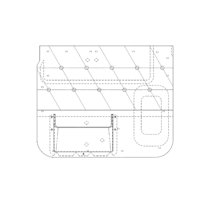 A18-49036-110 PANEL-DOOR,CAB INTERIO