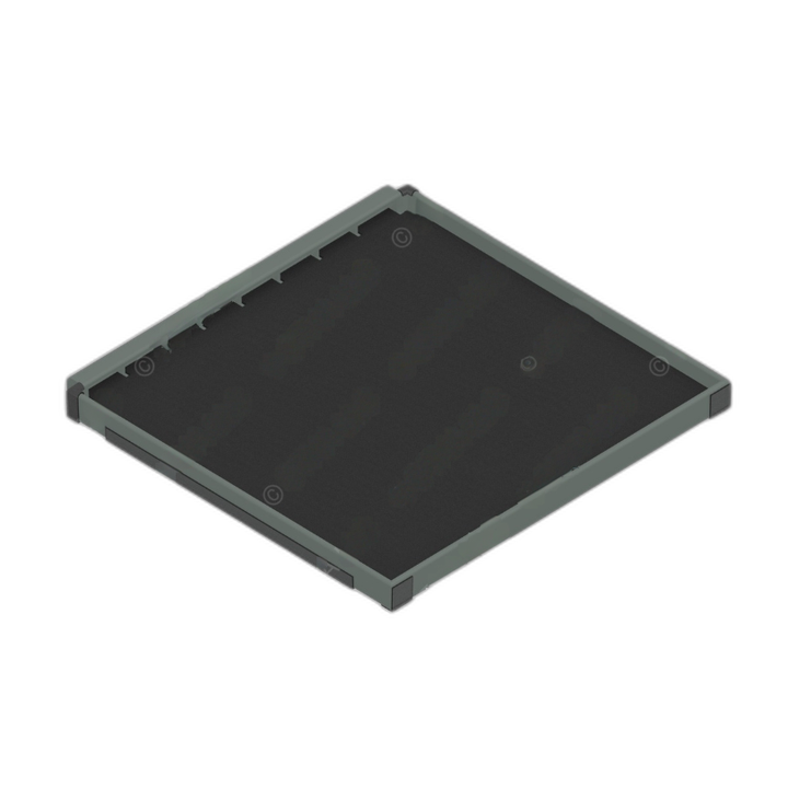 A18-65973-001 SHELF-SHORT,GRAY/BLACK,70IN.