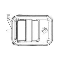 A18-68368-000 HANDLE-REL,EXT,DOOR,E-COATED,LH