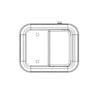 A18-68371-000 HANDLE-RELEASE,INT,PTD,DOOR,LH