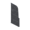 A18-68607-000 WALL-TALL,UPR CBNT,RR,LH,MBAUS
