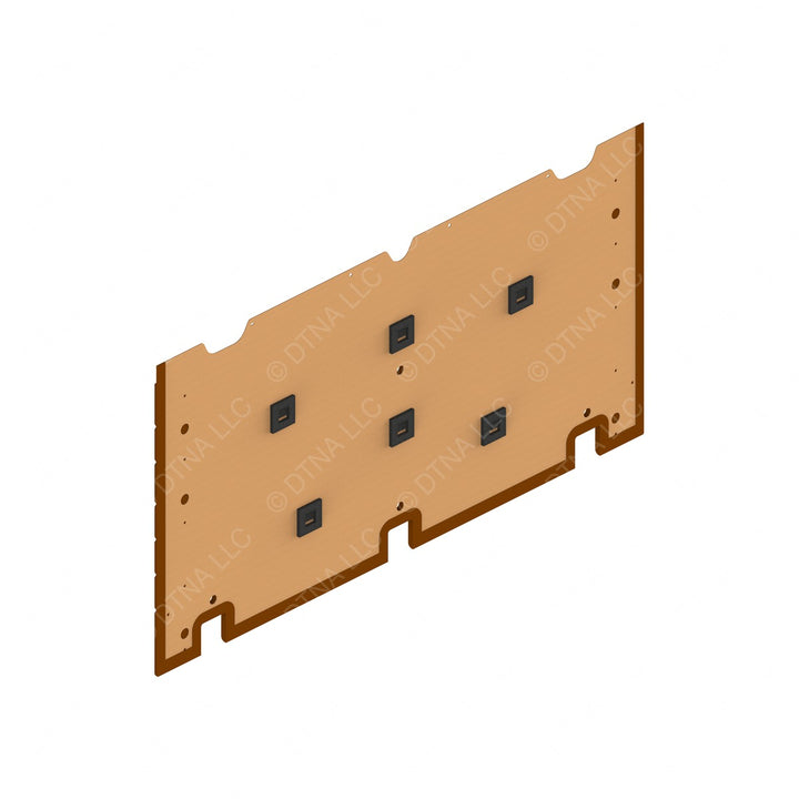 A18-69068-005 UPH-BACKWALL,UPR BNK,BROWN