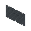 A18-69070-007 UPH-BACKWALL,LWR BUNK,BLACK