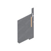 A18-71286-404 UPH-SIDEWALL,DOOR,TV,RH,GRAY