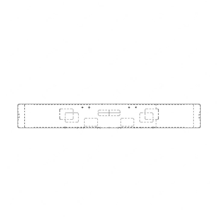 A21-25248-110 BUMPER - STL, CHRM, 12