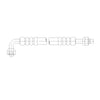 A22-32666-116 HOSE ASSEMBLY-A/C, 6,COND TO REC DR,116"