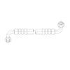 A22-32945-091 HOSE, A/C, COND TO REC D