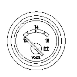 A22-39578-000 GA - VOLTMETER, AMA, CHROM
