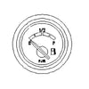 A22-39581-000 GAUGE-FUEL LEVEL,CHROME BEZEL