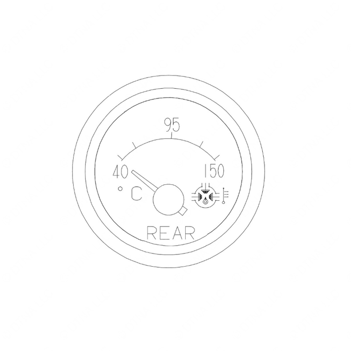 A22-39771-000 REAR AXLE TEMP GAUGE