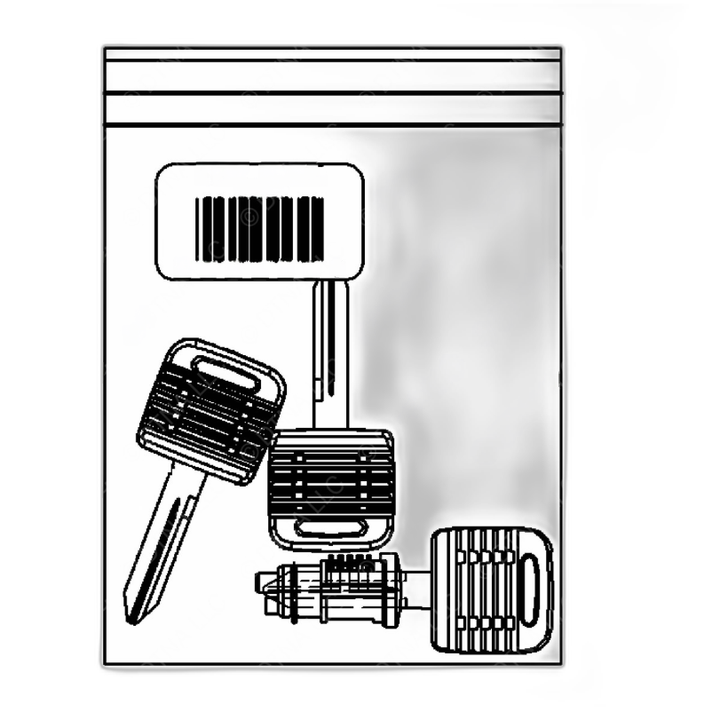 A22-45236-004 LOCK,W/KEYCODE,DOOR,MAIN