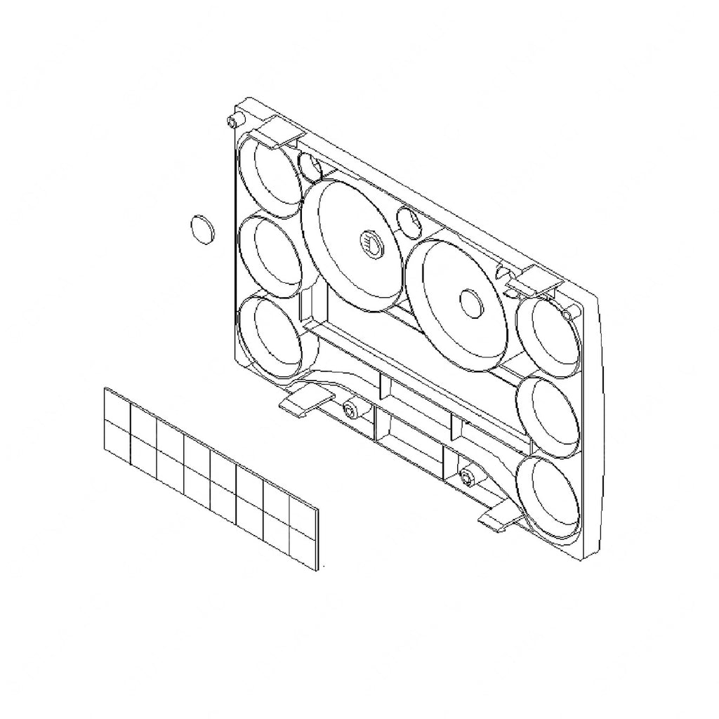 A22-47809-001 BEZEL-INSTRUMENT CARRIER,FLN & FS65 SVC