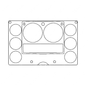 A22-47847-523 GAUGE CLUSTER ASSY