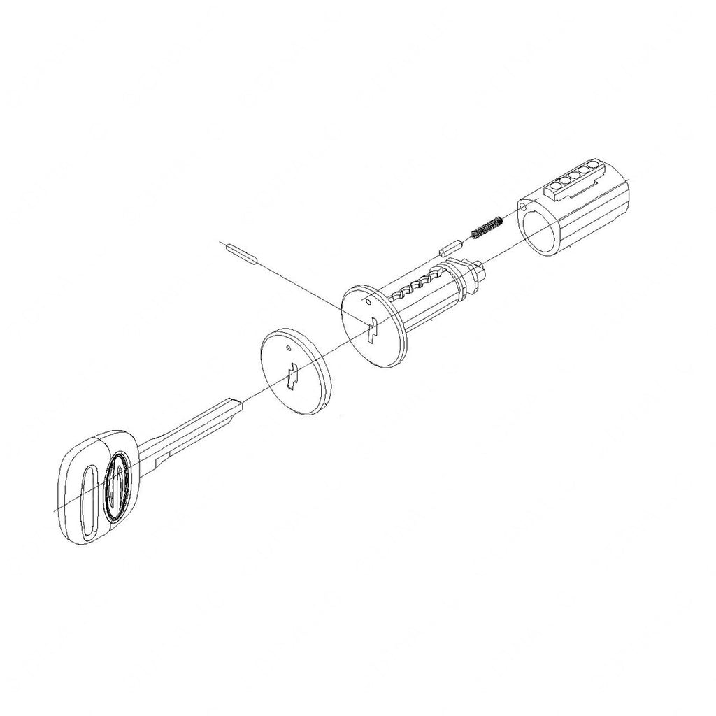 A22-52567-000 LOCK-IGNITION,PINNED