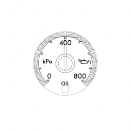A22-59205-021 ENG OIL PRSR BLK MET