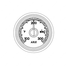 A22-59213-001 FWD AXLE TEMP ICU4 B