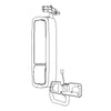 A22-62162-000 MIRROR ASSY-REAR,OUTER,TEX CVR,MAN,LH