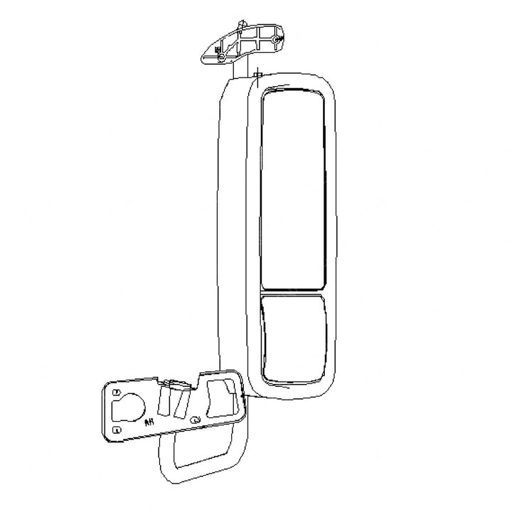 A22-62162-003 MIRROR ASSY-REAR,OUTER,TEX CVR, REM,RH