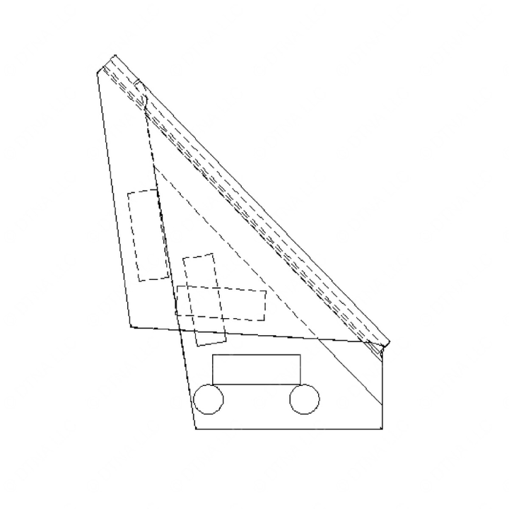 A22-62290-000 GUSSET COVER,LH