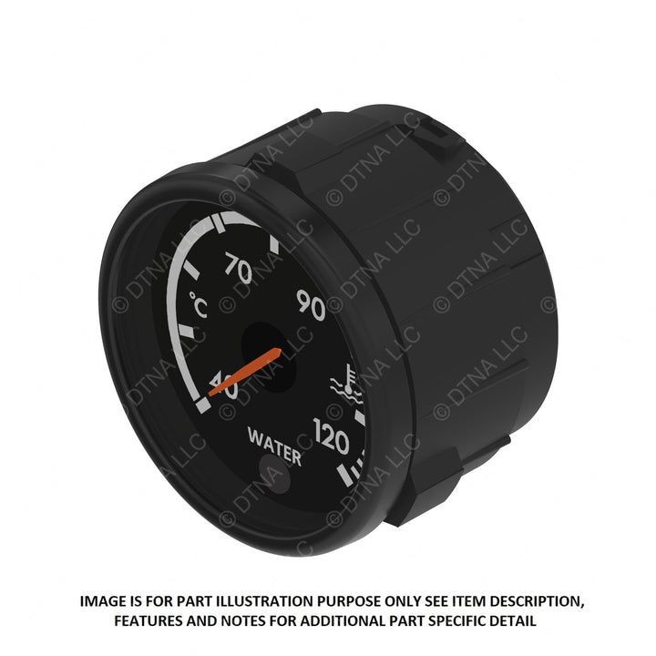A22-63127-011 GAUGE-ENGINE,COOLANT TEMP,EXPORT,BLK