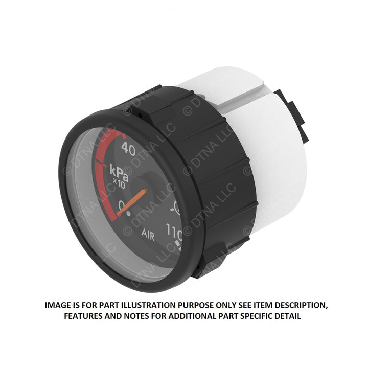 A22-63139-410 GAUGE-AIR PRESSURE,PRIMARY,EXPORT,BLK