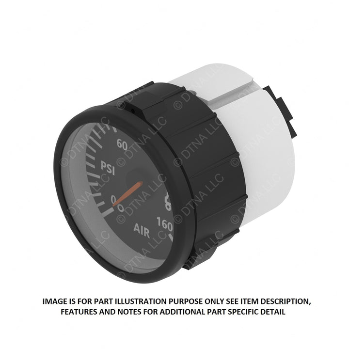 A22-68156-003 GAUGE-AIR PRESSURE,SUSPENSION,US,BLK