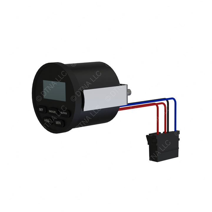 A22-69343-000 CLOCK-DIGITAL ALARM,BLACK