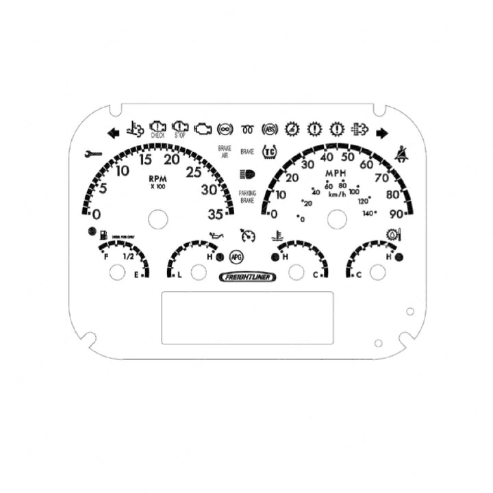 A22-69693-000 PANEL-INSTR,6G,MPH,TACH,TRAN,HY/AIR,DIE