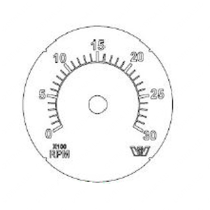 A22-71441-000 GAUGE-TACHOMETER,BLACK,FLAT