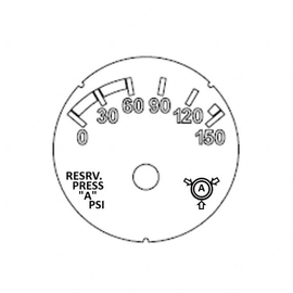 A22-71474-000 GAUGE-RESERVOIR A PRESS,PSI