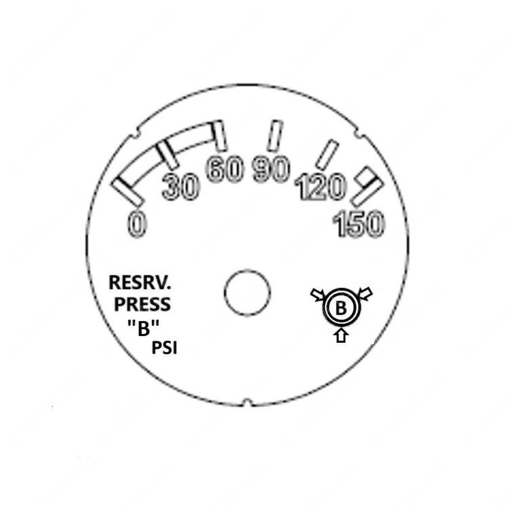 A22-71475-000 GAUGE-RESERVOIR B PRESS,PSI