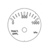 A22-71492-002 GAUGE-TRACTOR APP,KPA,BRIGHT