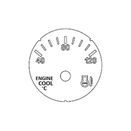 A22-71497-000 GAUGE-ENGINE COOLANT TMP,DEG C