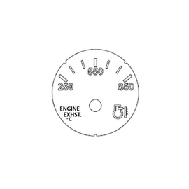 A22-71503-000 GAUGE-PYROMETER,DEG C,BLACK
