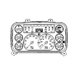 A22-71789-013 CLUSTER-INSTRMNT,KPH/MPH/TACH/TRAN/2 AIR