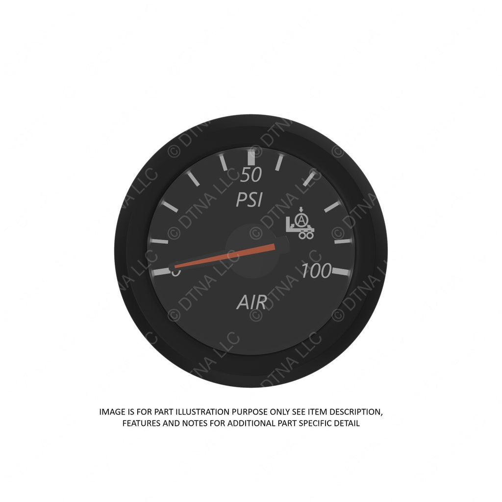 A22-72357-201 GAUGE-TRLR APP,ICUC,BLK,ENG