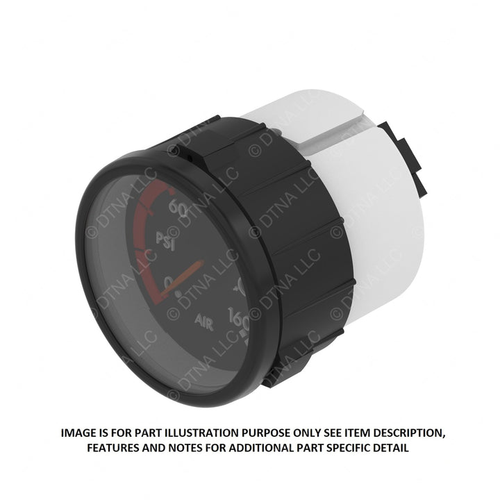A22-72395-401 GUAGE-AIR PRESSURE,SECONDARY,US,BLACK,W