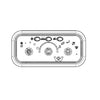 A22-73379-003 CONTROL PANNEL ASSEMBLY ROTARY - HEATER