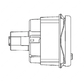 A22-73914-001 GAUGE,SEAT SAFETY STATUS