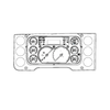 A22-74209-201 CLUSTER -ICU3-P3 US, TRANS, IPM
