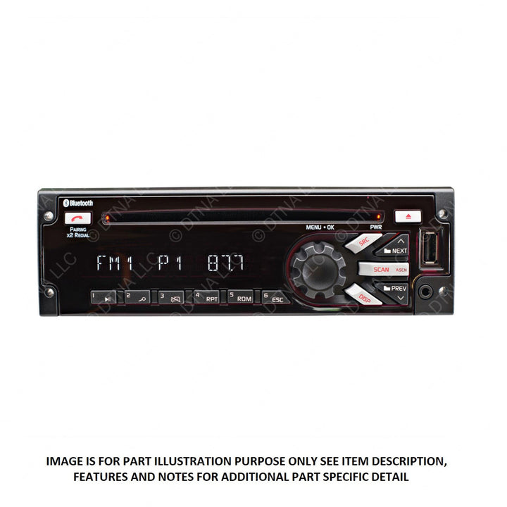 A22-74385-000 RADIO-DEA505 AM/FM/WB/BT/USB